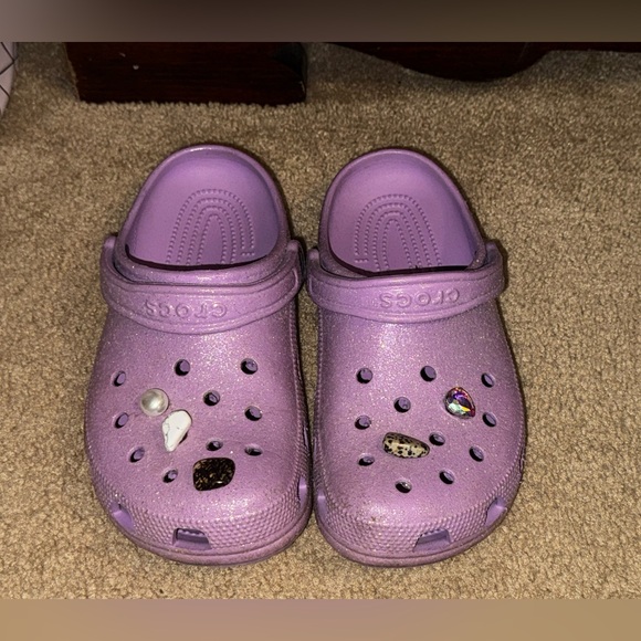Purple Glitter Crocs - Picture 4 of 4